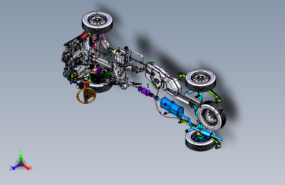 力帆轻卡CA05 -CA05底盘NC数模