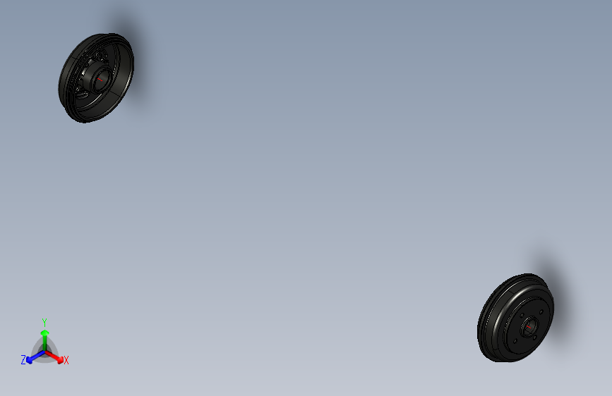 铃木 YWN - 后制动鼓