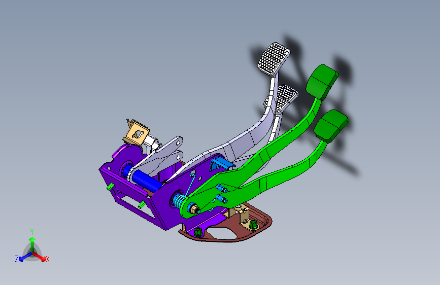 铃木 YWN - 制动和离合器踏板