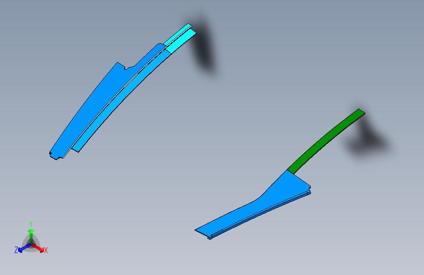 路虎极光 -后门导槽装置图