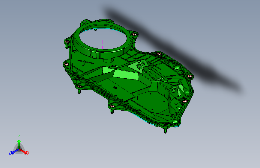 路虎极光 -后门电器安装模块装置图