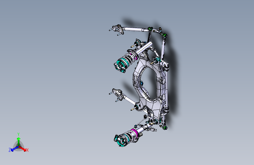 路虎极光 -后悬架装置