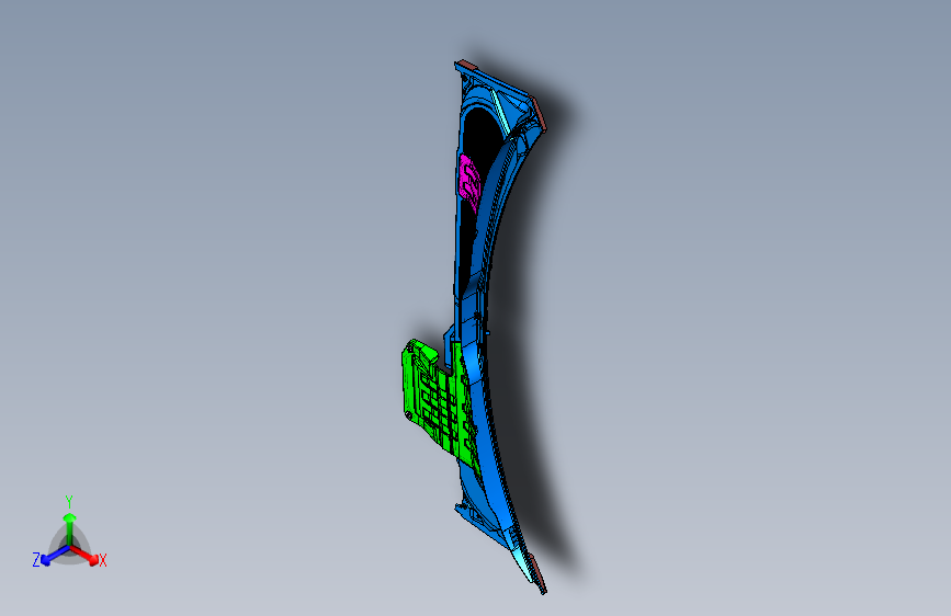 路虎极光 -空气室盖板装置