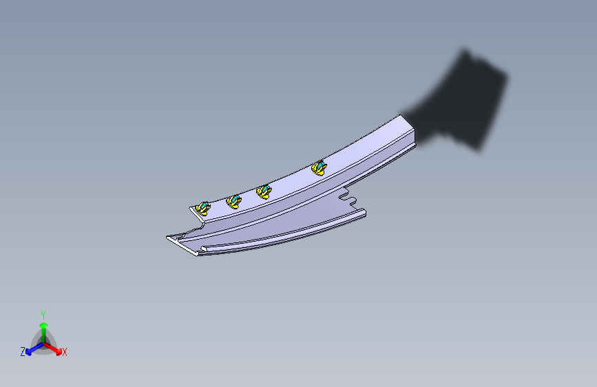 路虎极光 -前门导槽装置图