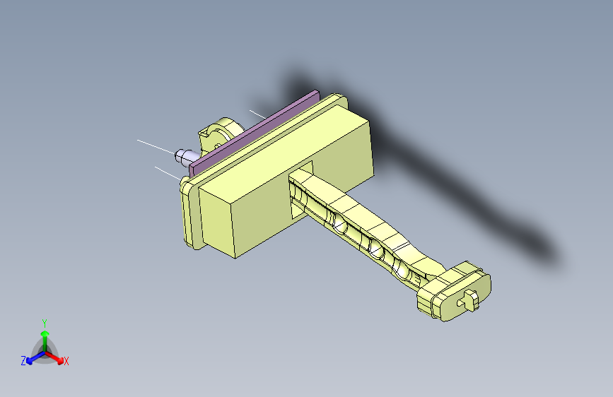路虎极光 -前门限位器装置图