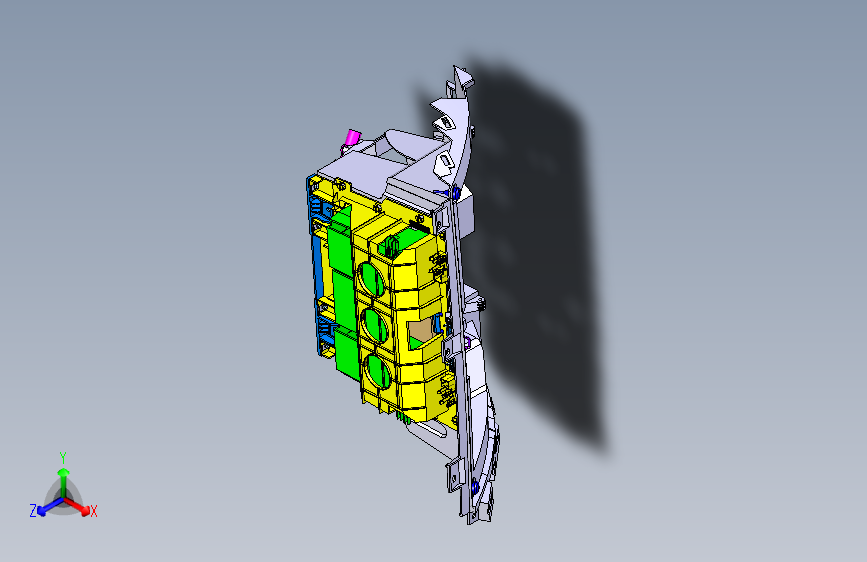 路虎极光 -手套箱装置