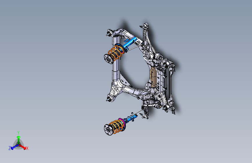 路虎极光 -前悬架装置