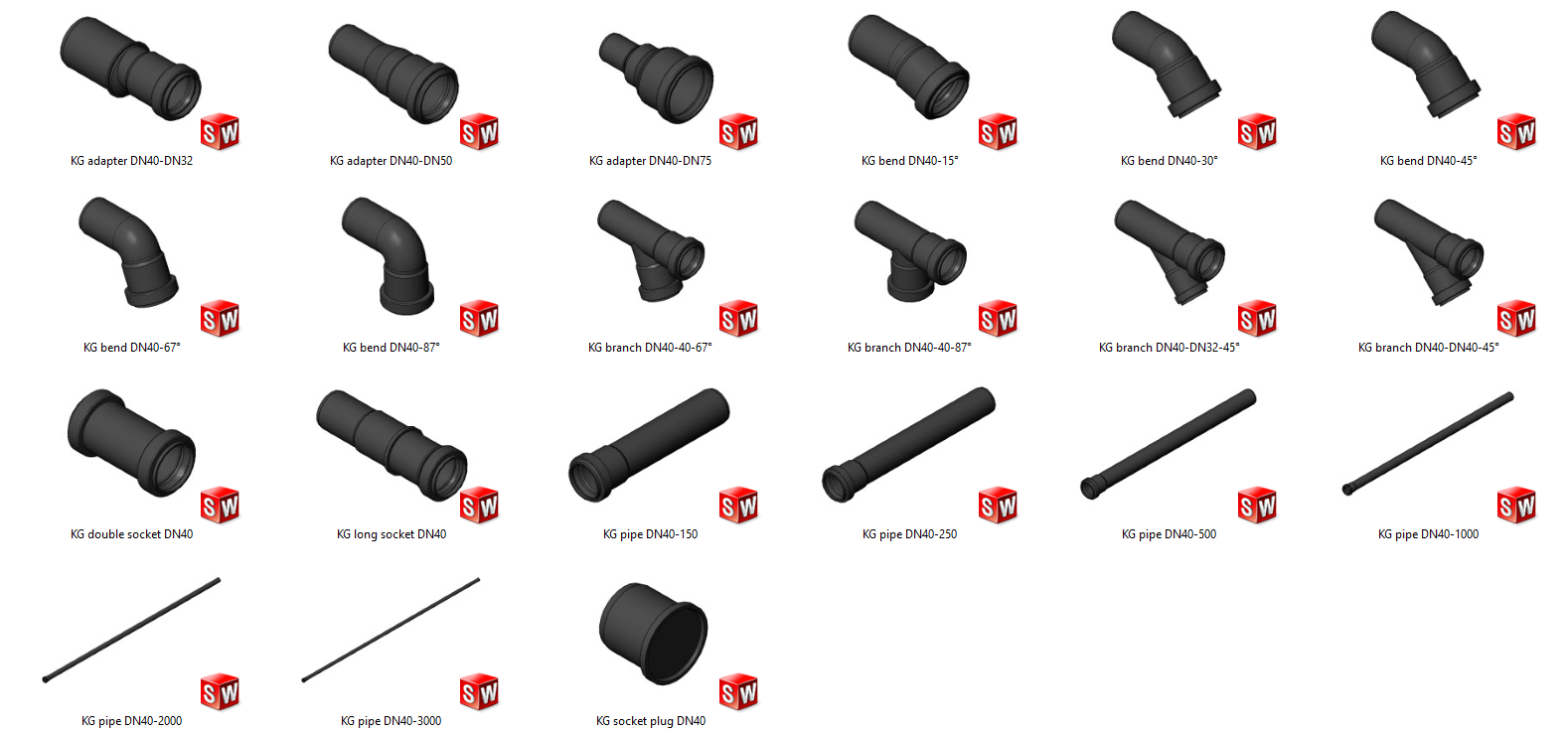 22pvc-dn 40-管道-弯曲-分支-1-快照-6-1 1 STP SW