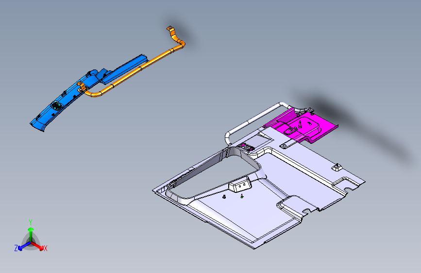 南方重卡 E801 -E801  侧围内饰装配模块