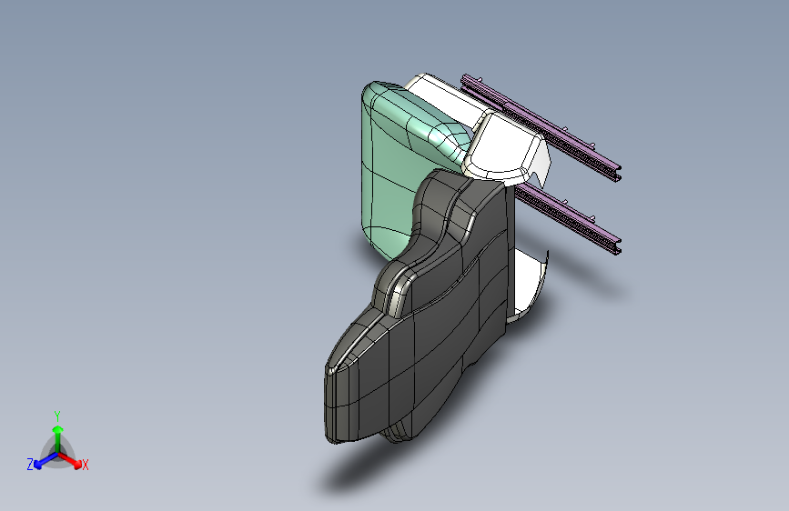 南方重卡 E801 -E801  副司机座椅装置