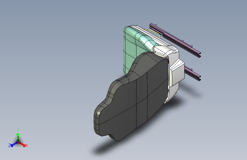 南方重卡 E801 -E801  驾驶员座椅装置