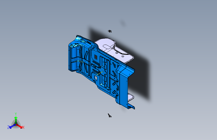 南方重卡 E801 -E801 隔热垫装置