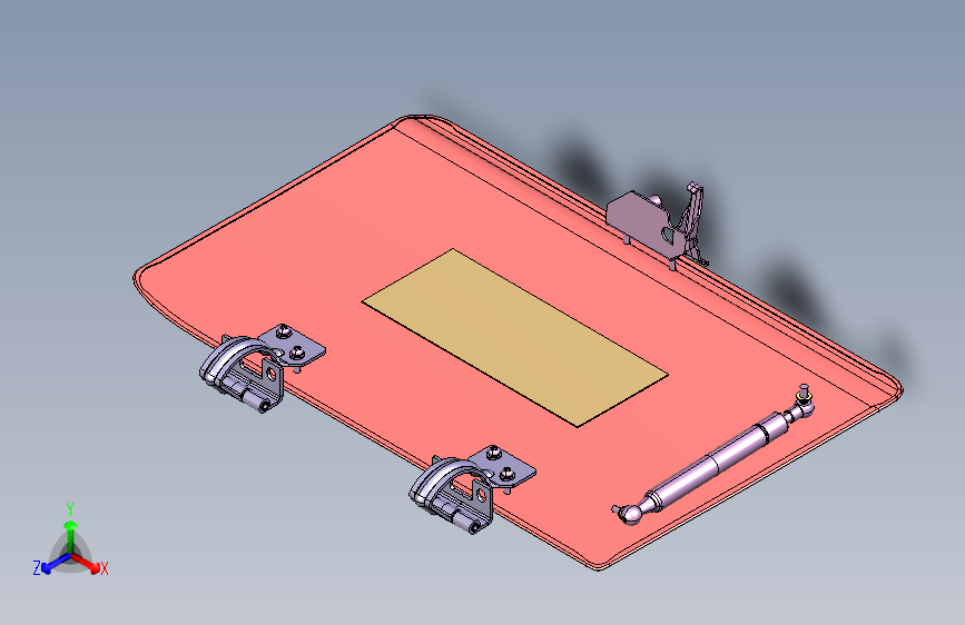 南方重卡 E801 -E801 左工具箱盖总成