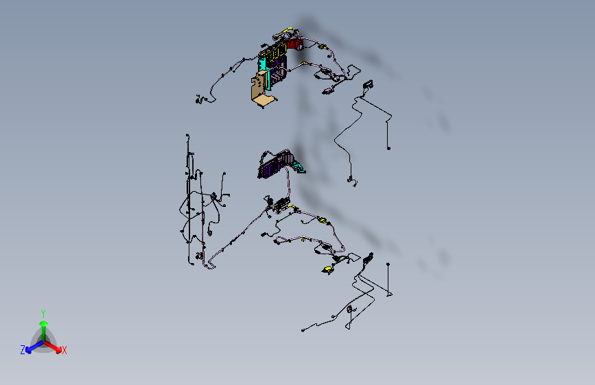 南方重卡 E801 -E801-线束系统