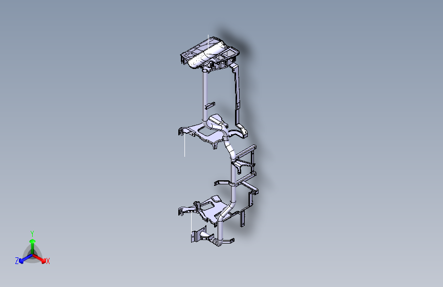 南方重卡 E801 -管梁