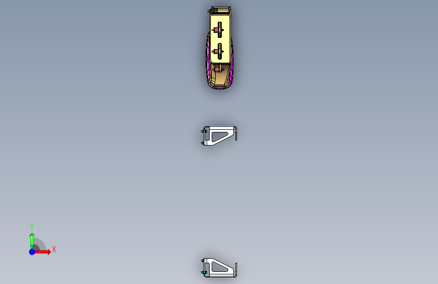 南方重卡 E801 -空气滤清器 正面视图