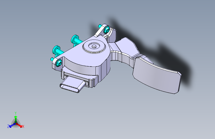 南方重卡 E801 -油门操纵机构