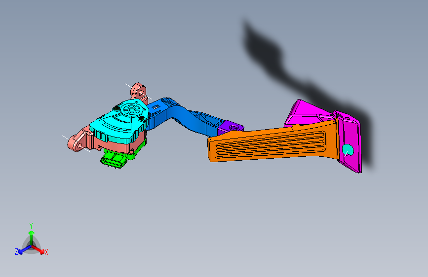 起亚 智跑 -加速操纵装置3D