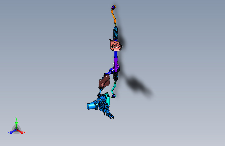 起亚 智跑 -转向系统 3D