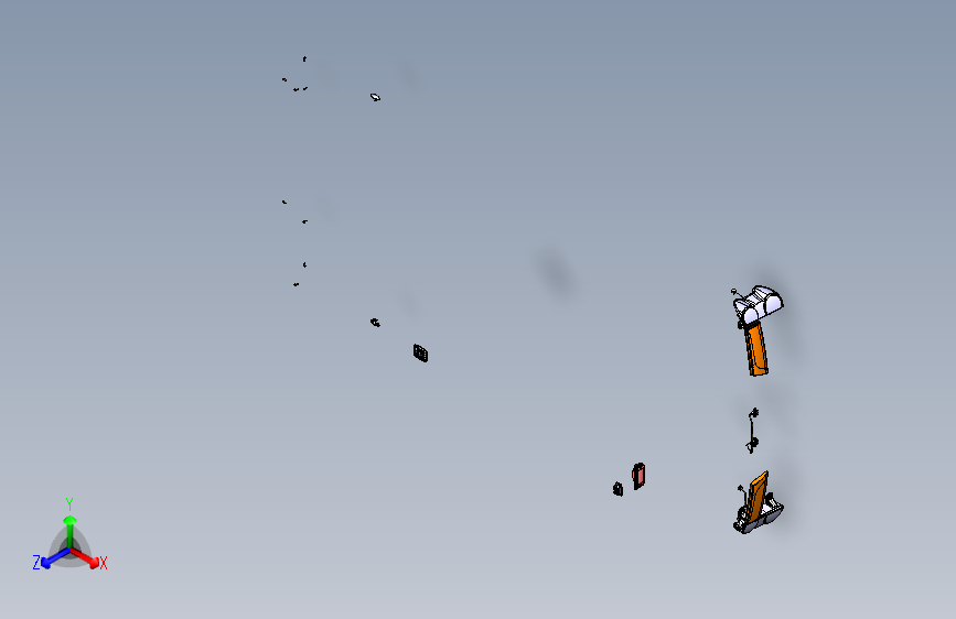 日产 NV200 -04-标杆车逆向数模电器部分