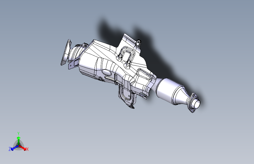 日产 NV200 -05-标杆车逆向数模底盘部分