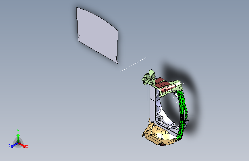 日产 奇骏 -行李箱护面总成