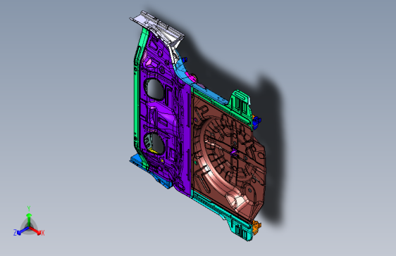 日产 奇骏 -后地板总成