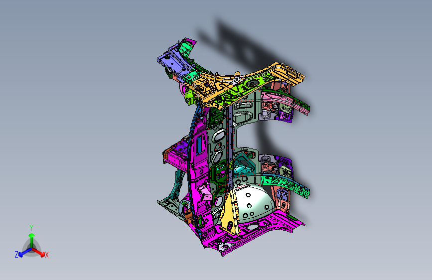 日产 奇骏 -前机舱总成