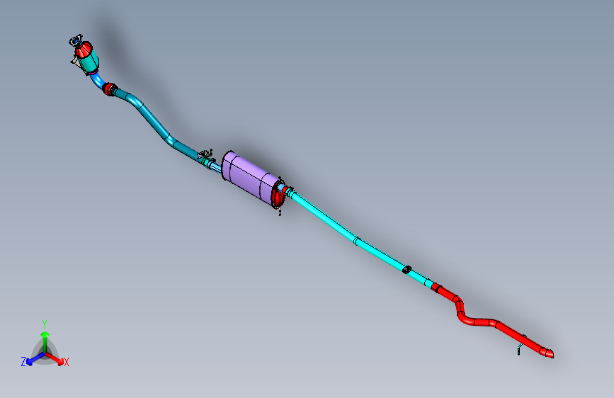 上汽大通G10 -排气系统