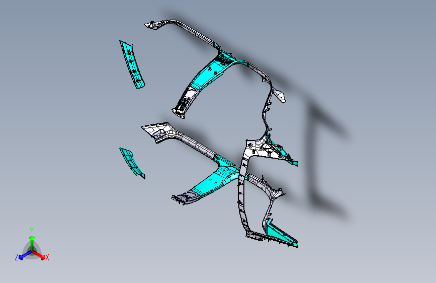 斯柯达 明锐 -侧墙板