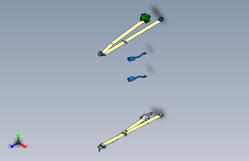 五菱宏光 -前安全带组