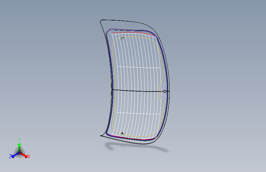 现代-IX45-内外饰后风挡玻璃