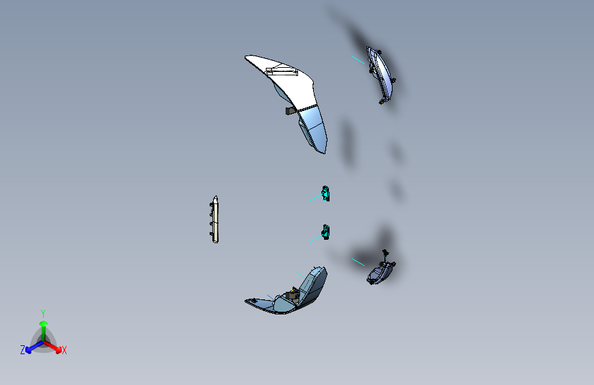 现代胜达-整车灯具