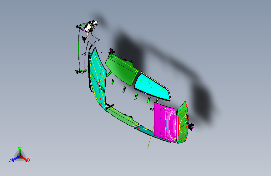 雪铁龙C4毕加索coupe型 -玻璃glass