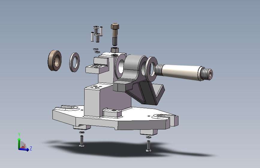 729578-杠杆铣17面夹具=200