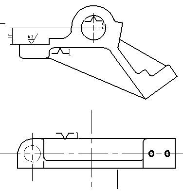 729578-杠杆铣17面夹具=200