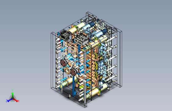 清水箱后盖塑胶模具