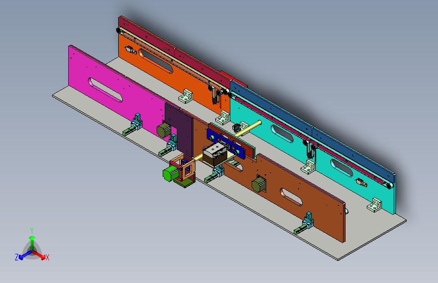 间距自动调整托盘输送机