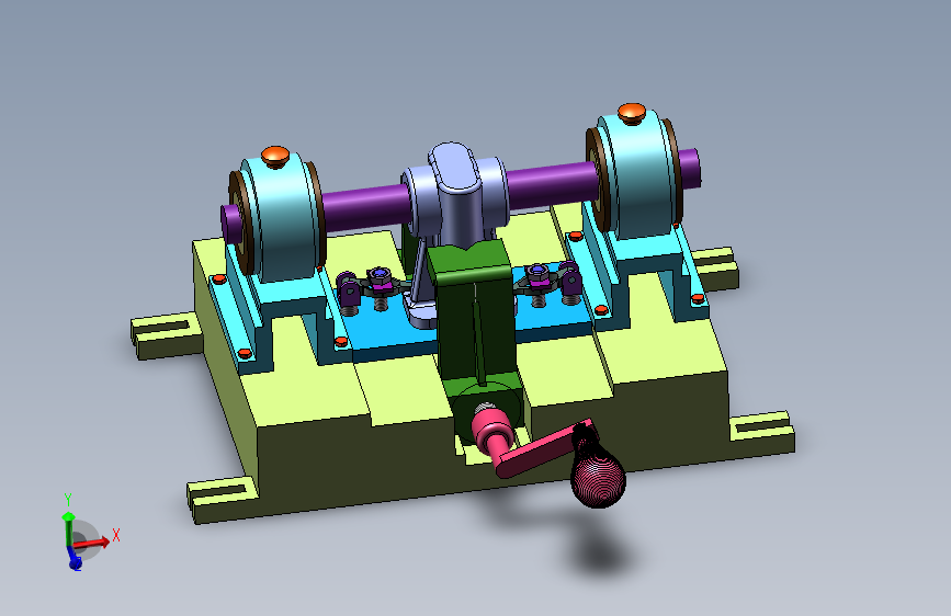 气门摇杆轴支座工艺及镗20孔夹具设计【含三维solidworks+二维一套】==1268601