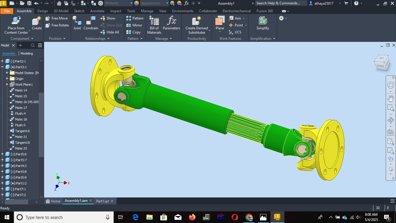 11双万向节传动轴 INV