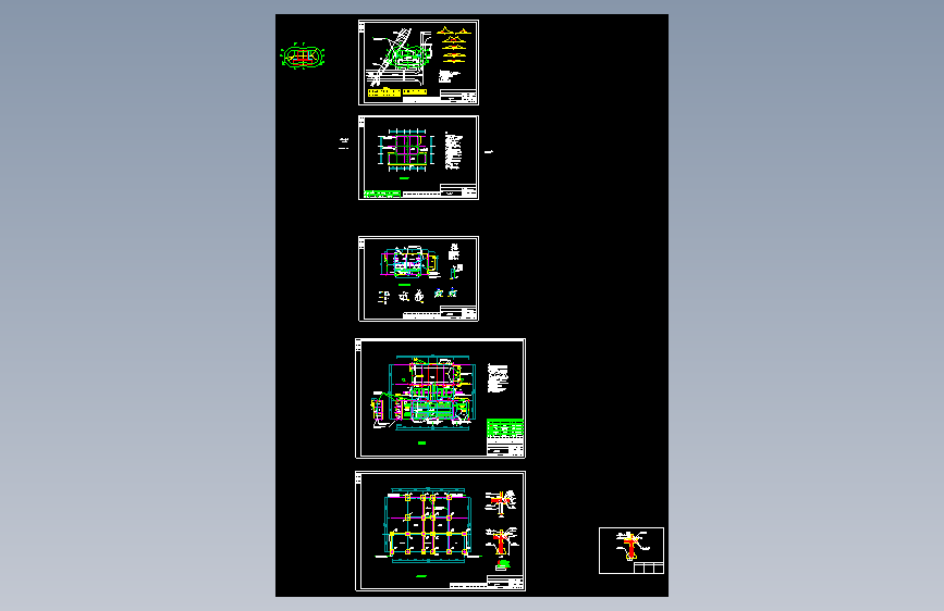 110kV总变电站防雷接地设计cad图纸--1030924-40
