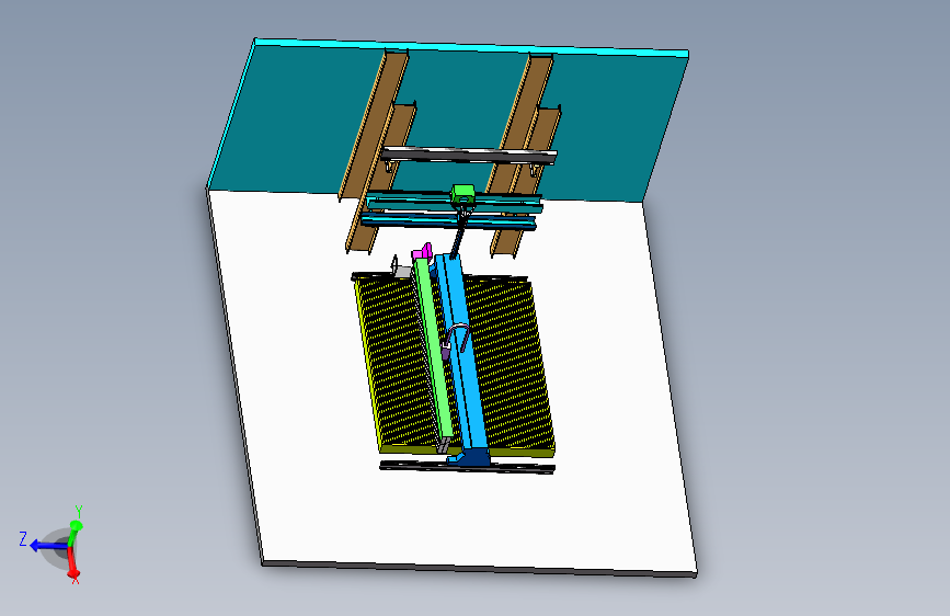 龙门切割机集气罩+吸风小车