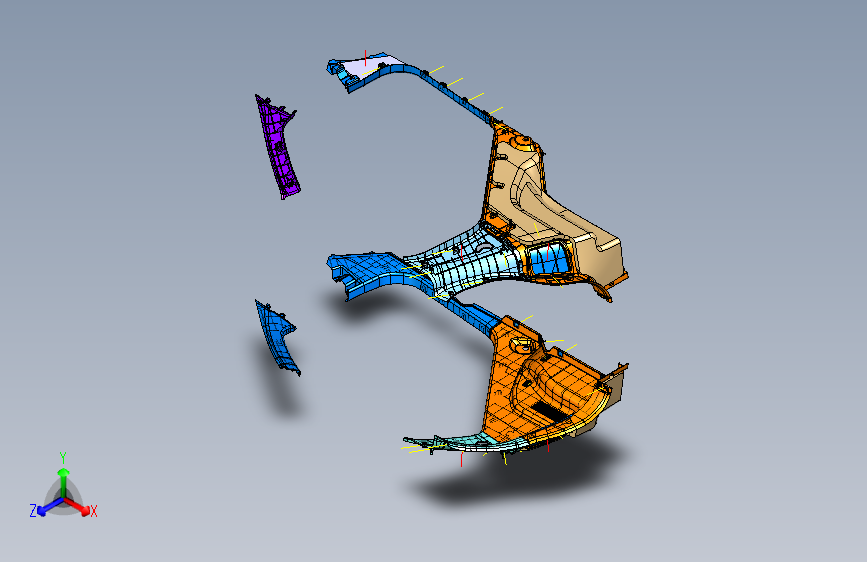 众泰-（EV）E01-5402001001-E01(立柱装置)