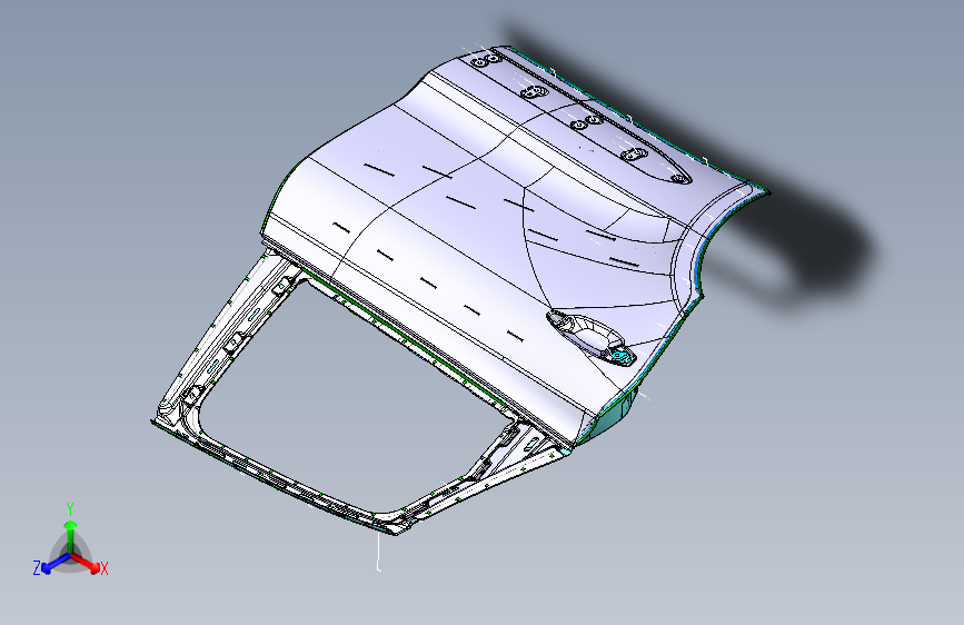 众泰-SR9-6200010 右后门总成