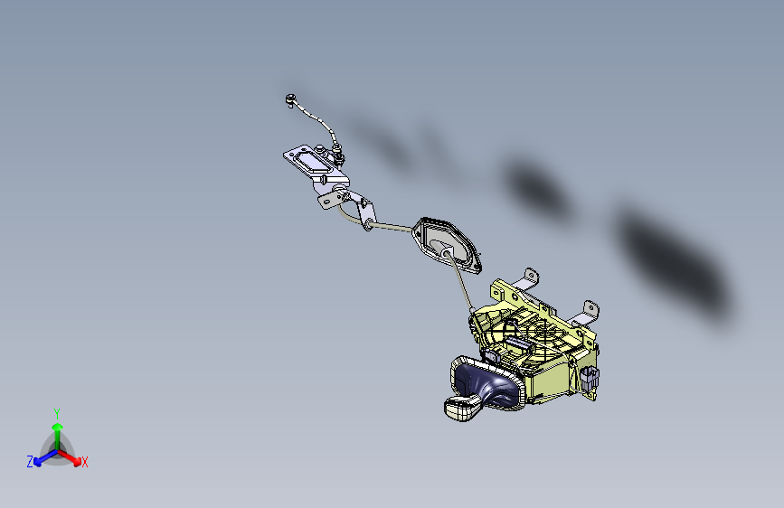 众泰-君马S70-1504001 换档操纵机构装置（自动）