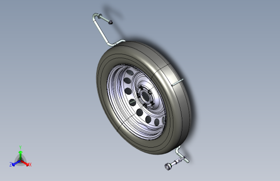 众泰-君马S70-3105001 备胎装置
