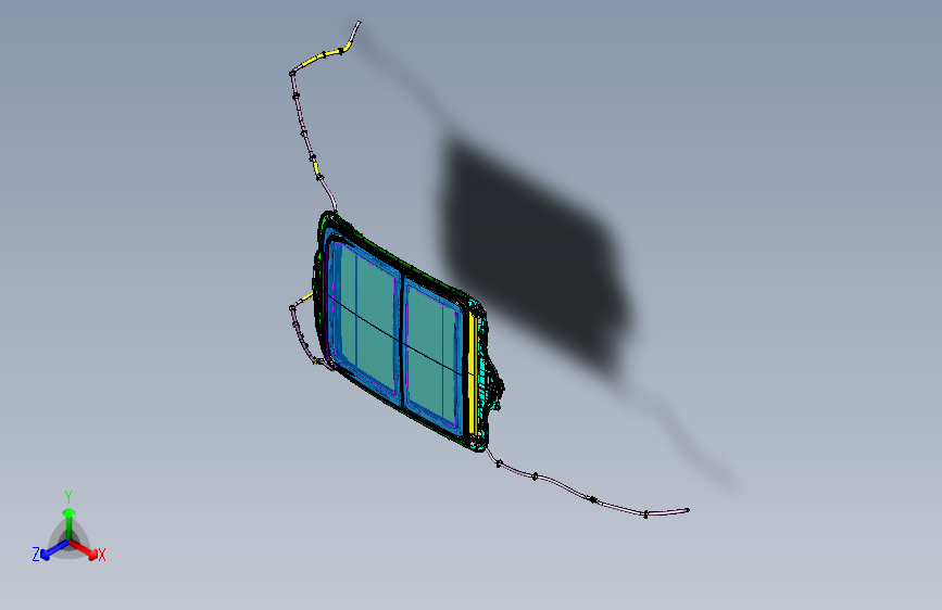众泰-君马S70-天窗总成装置