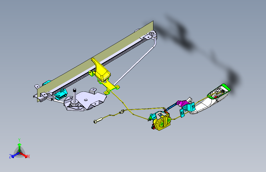 俄罗斯玛兹逆向-重卡-车门