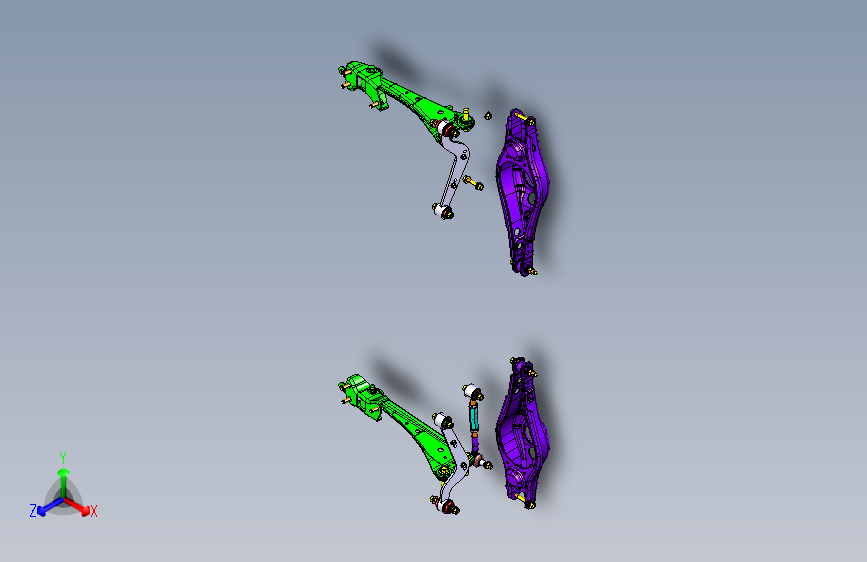 大众-途观-2917001HB_后悬架控制臂装置图