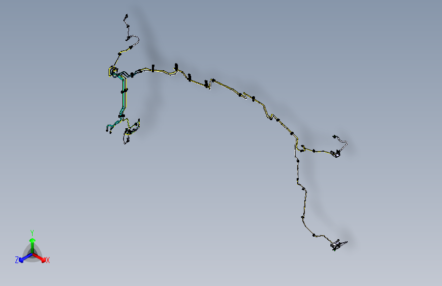 大众-途观-3506002HP_ESC制动管路装置图
